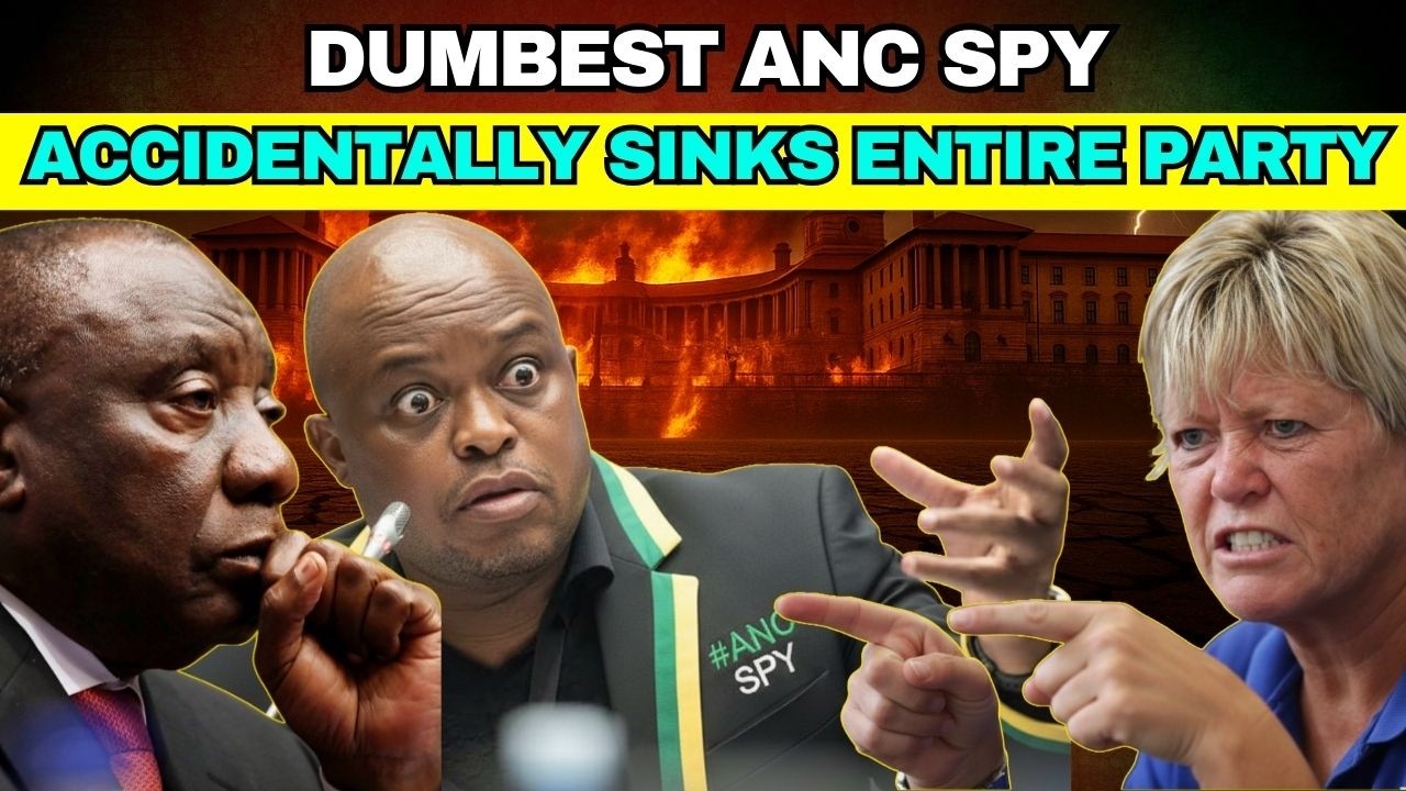 Dumbest ANC SPY Mogotsi ACCIDENTALLY SINKS Entire Party!