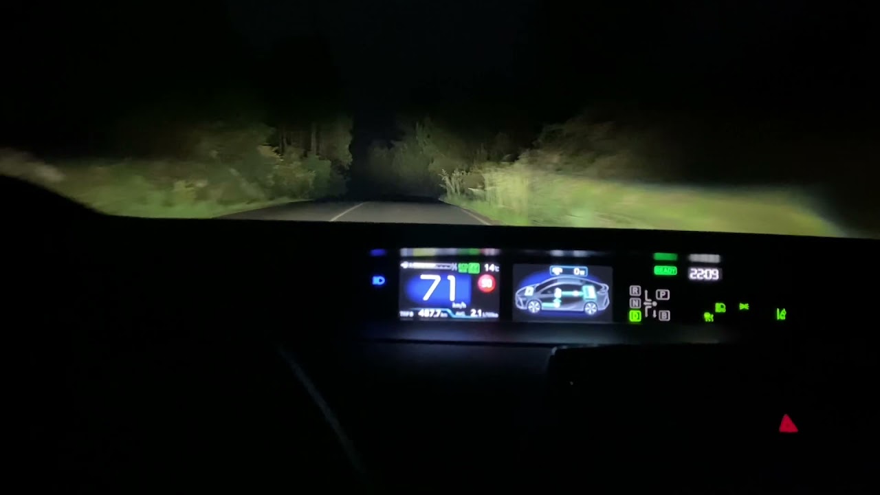 Acceleration Prius plug in and AHS light