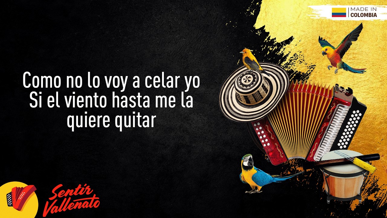 Tres Palabras, Binomio De Oro De América, Video Letra - Sentir Vallenato