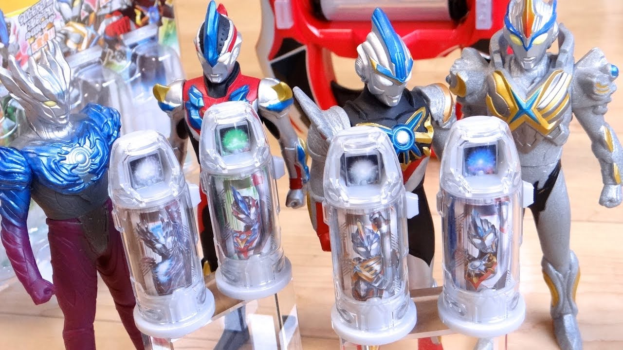 劇場版の合体ウルトラマン達がカプセル化！DXウルトラカプセル スペシャルセット レビュー！サーガ・ギンガビクトリー・Xベータスパークアーマー・オーブトリニティ
