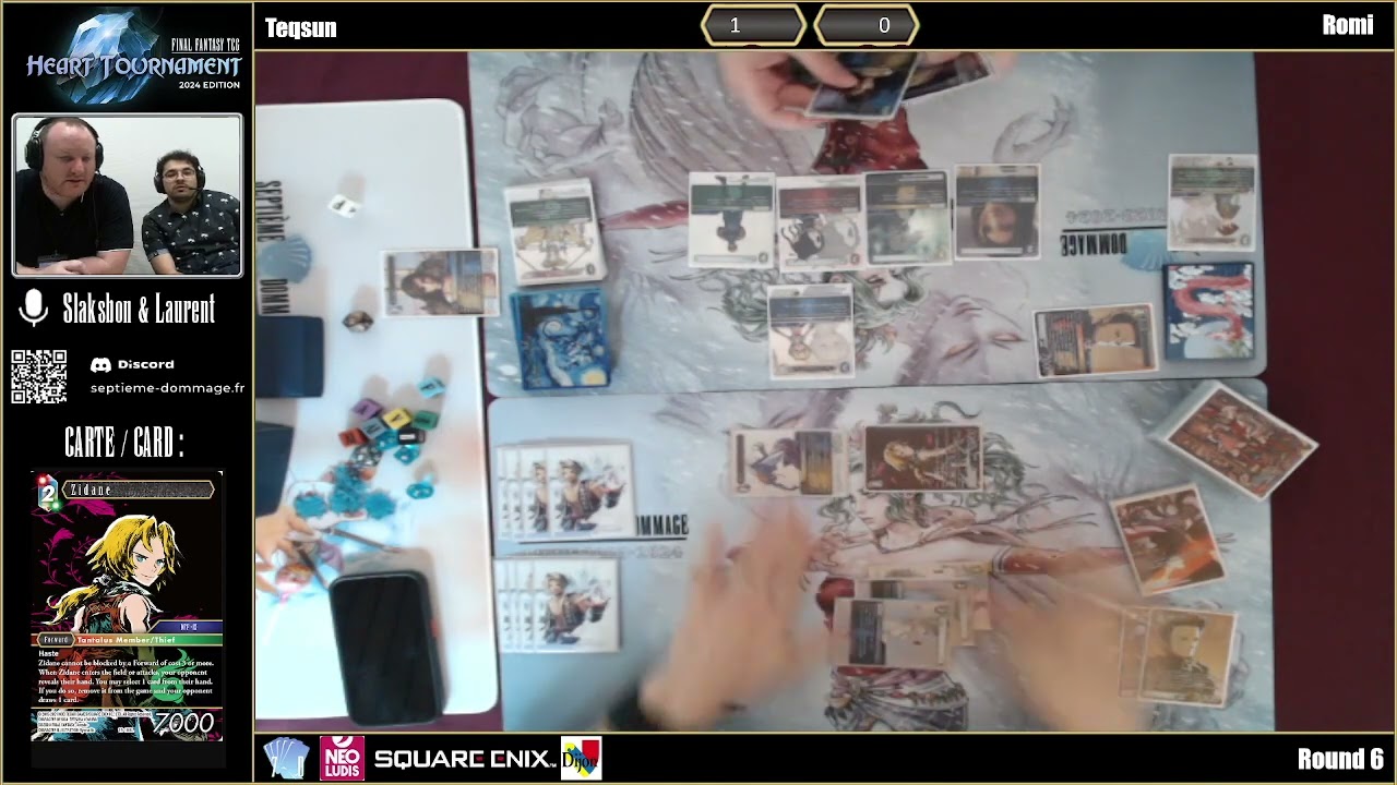 FFTCG - Dijon regional Qualifier - Heart tournament day 2 2024 - Round 6