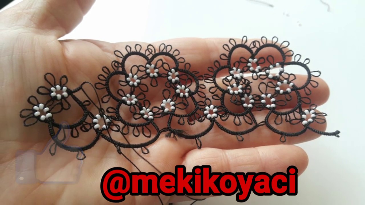 BONCUKLU SIRALI MEKİK OYASI MODELİ ÇOK GÜZEL MEVLÜT ÖRTÜSÜ MODELİ