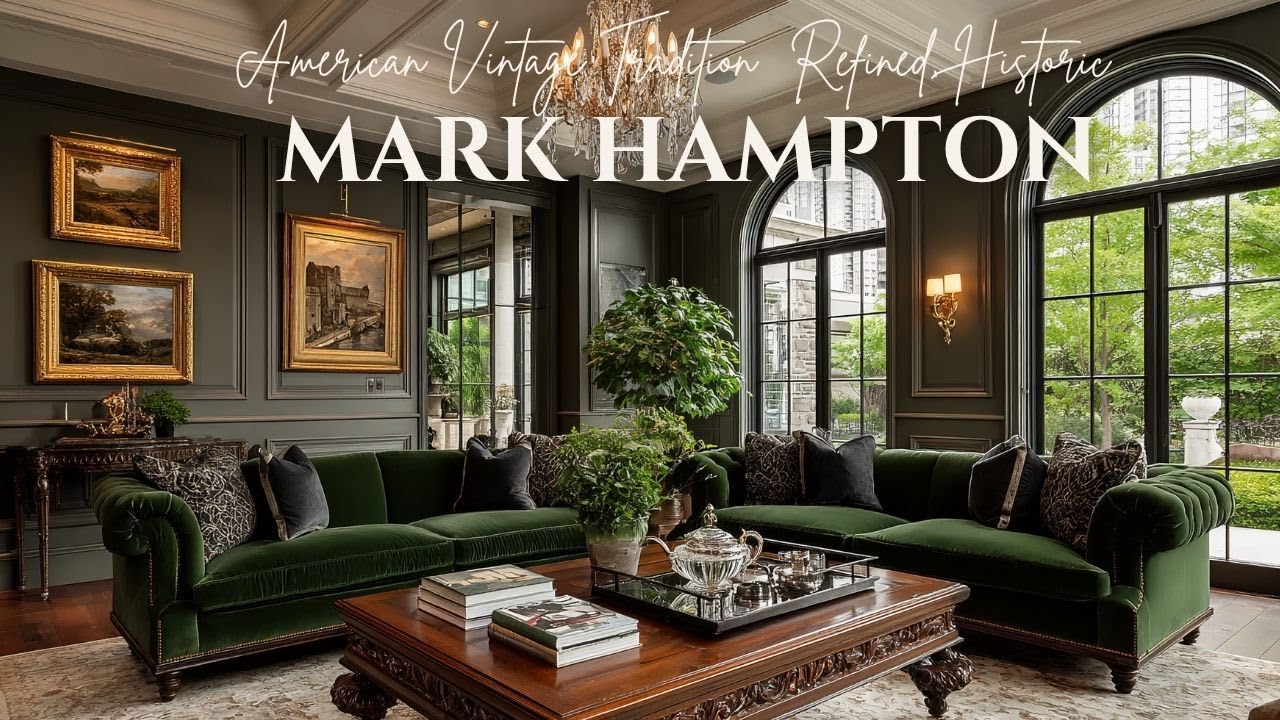 Mark Hampton & American Vintage Tradition  Refined, Historic, and Grand Design