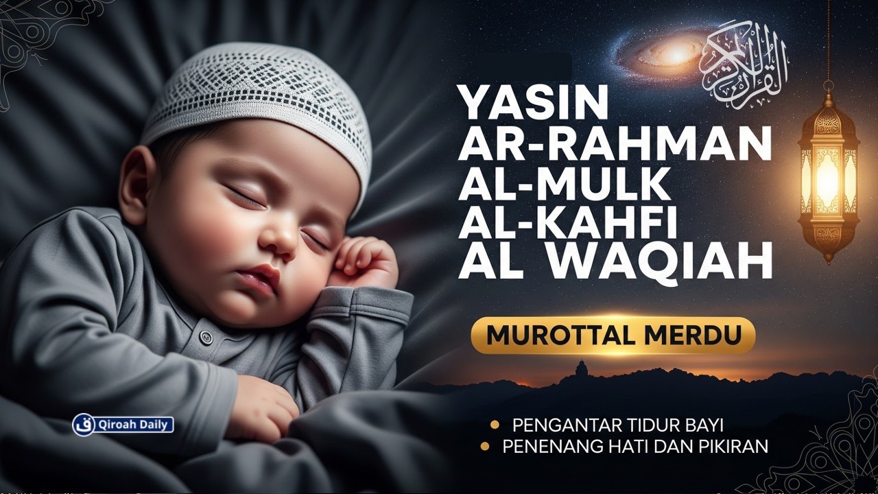 MUROTTAL PENGANTAR TIDUR | SURAH YASIN, ARRAHMAN, ALMULK, ALKAHFI, ALWAQIAH PENENANG HATI & PIKIRAN