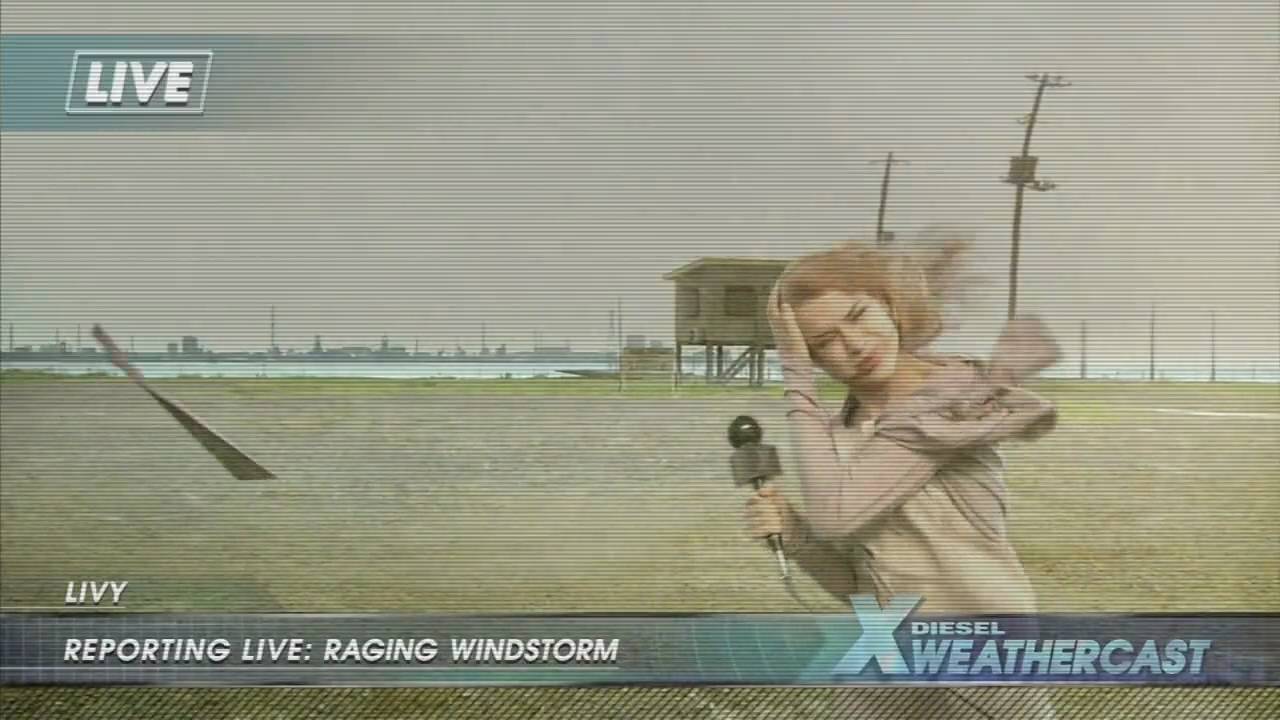 REPORTING LIVE: RAGING WINDSTORM