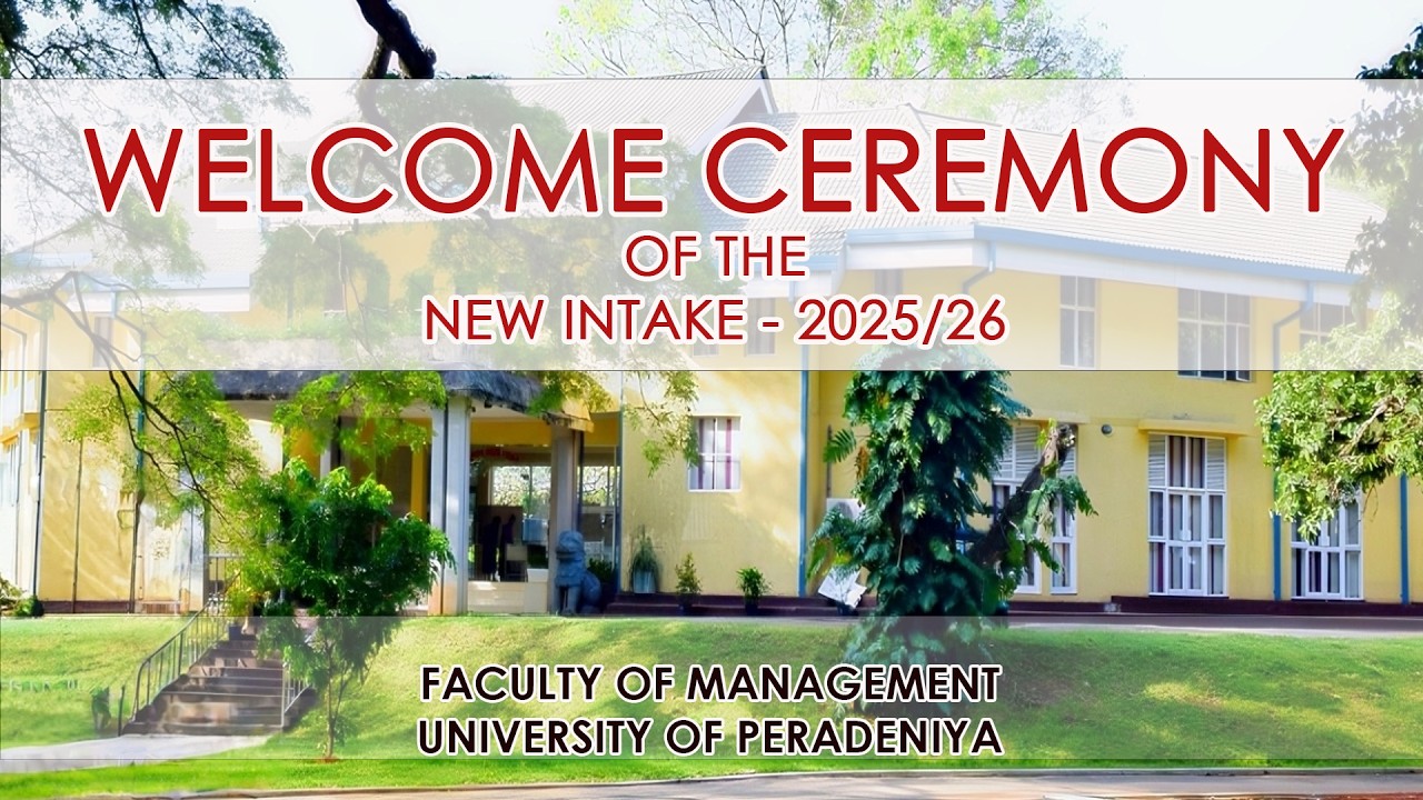 Welcome Ceremony of the New Intake 2025/26 - Faculty of Management