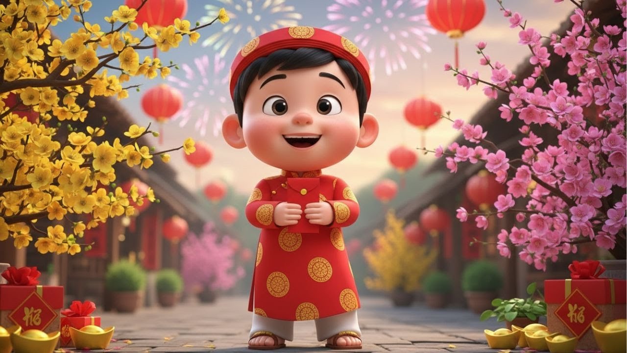 Bé Vui Đón Tết Việt Nam 🧧🌸🎶 | Tết Đến Rồi Cả Nhà Cùng Vui |  KIDS MUSIC