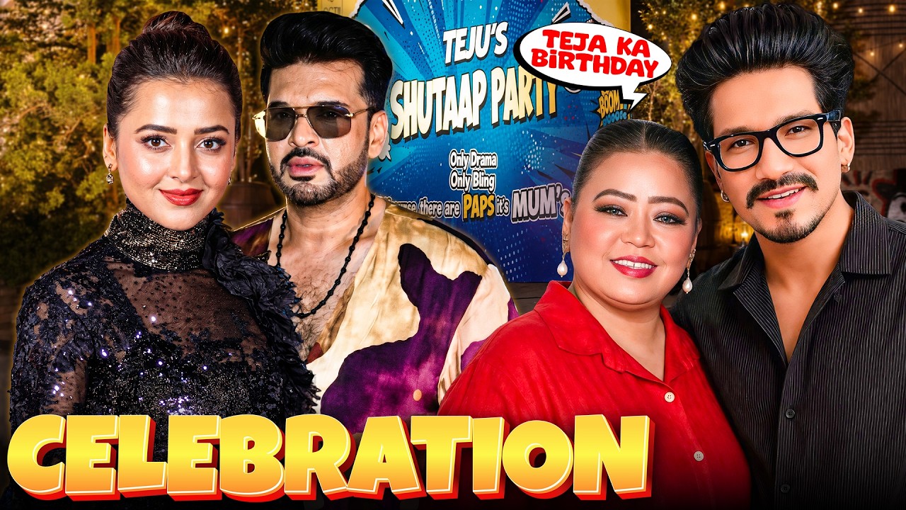 Tejasswi Ki Grand Birthday Party 🥳 | Bharti Singh | Harssh Limbachiyaa | Golla | Yash