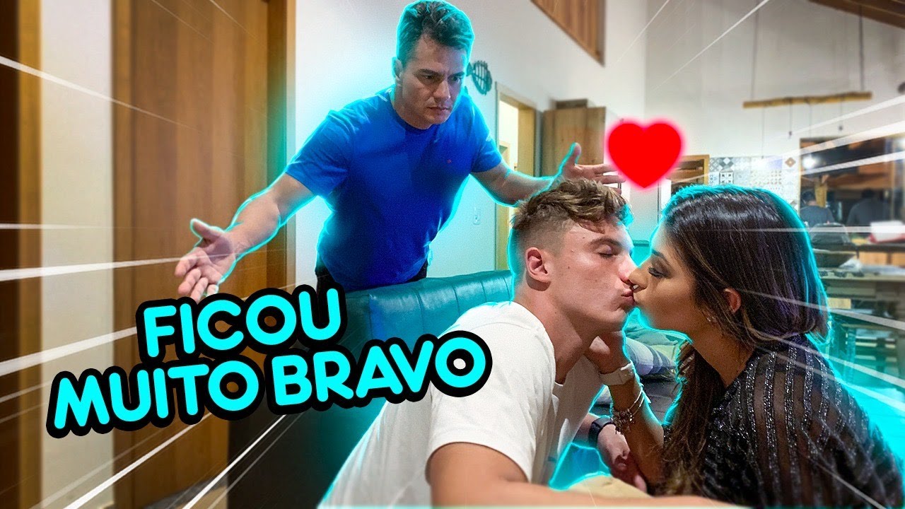 BEIJEI O JUNIOR MANELLA NA FRENTE DO MEU PAI !!!
