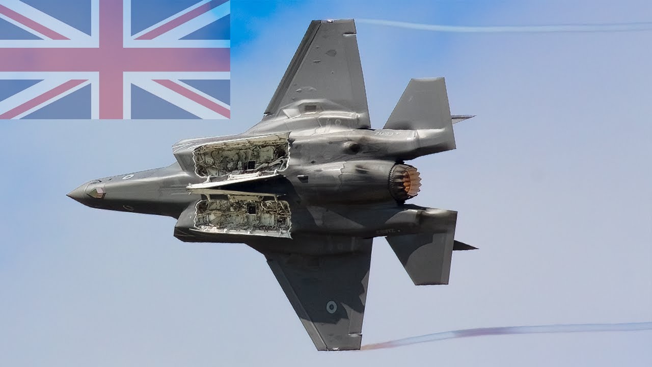 Royal Air Force F-35B Lighting II role demo - RIAT 2024