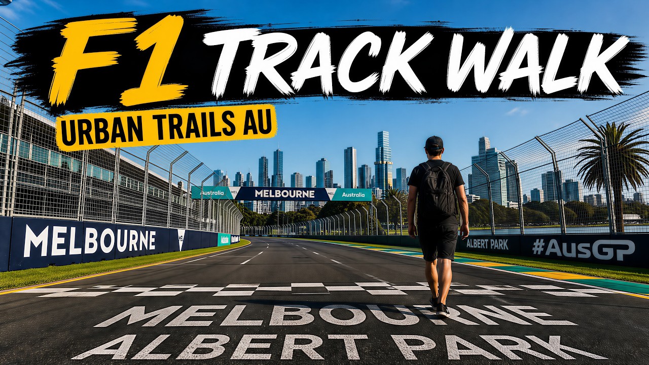Walk the F1 Track! Albert Park Melbourne Urban Exploration