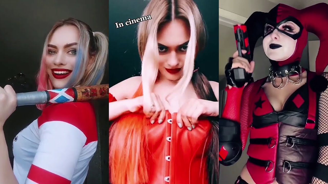 COMPILATION MAKEUP COSPLAY TIKTOK HARLEY QUINN PART 2