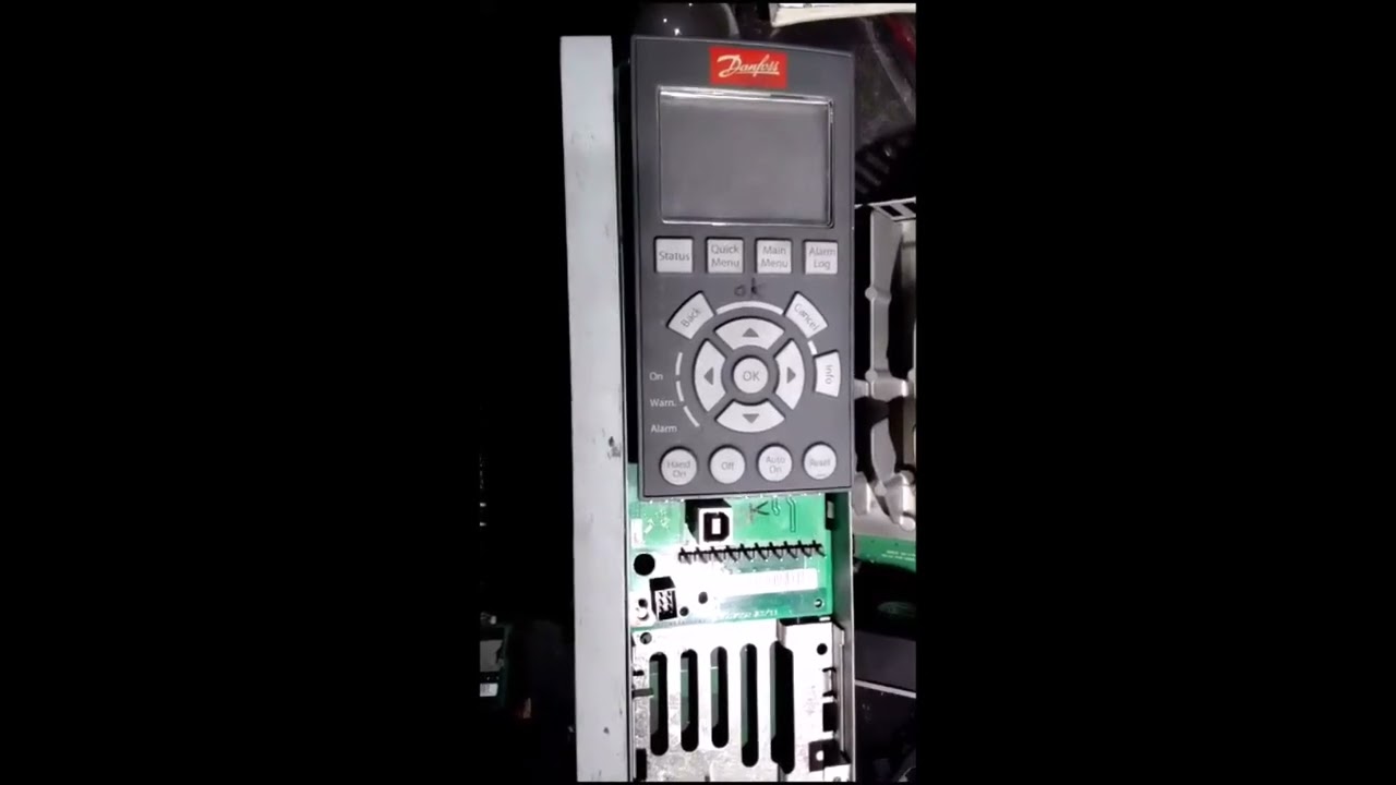 Reparacion de variador Danfoss Alarma 38