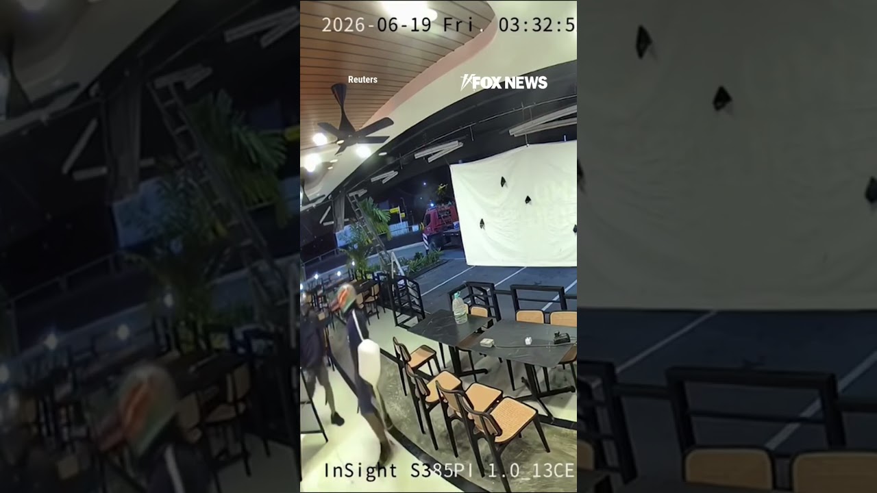 Arsonist sets OWN feet ON FIRE while torching new restaurant #shorts #world #crime #viral
