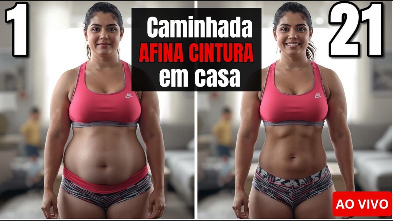 Caminhada de 3 Mil Passos para Iniciantes (Sem Impacto) e Cintura Fina