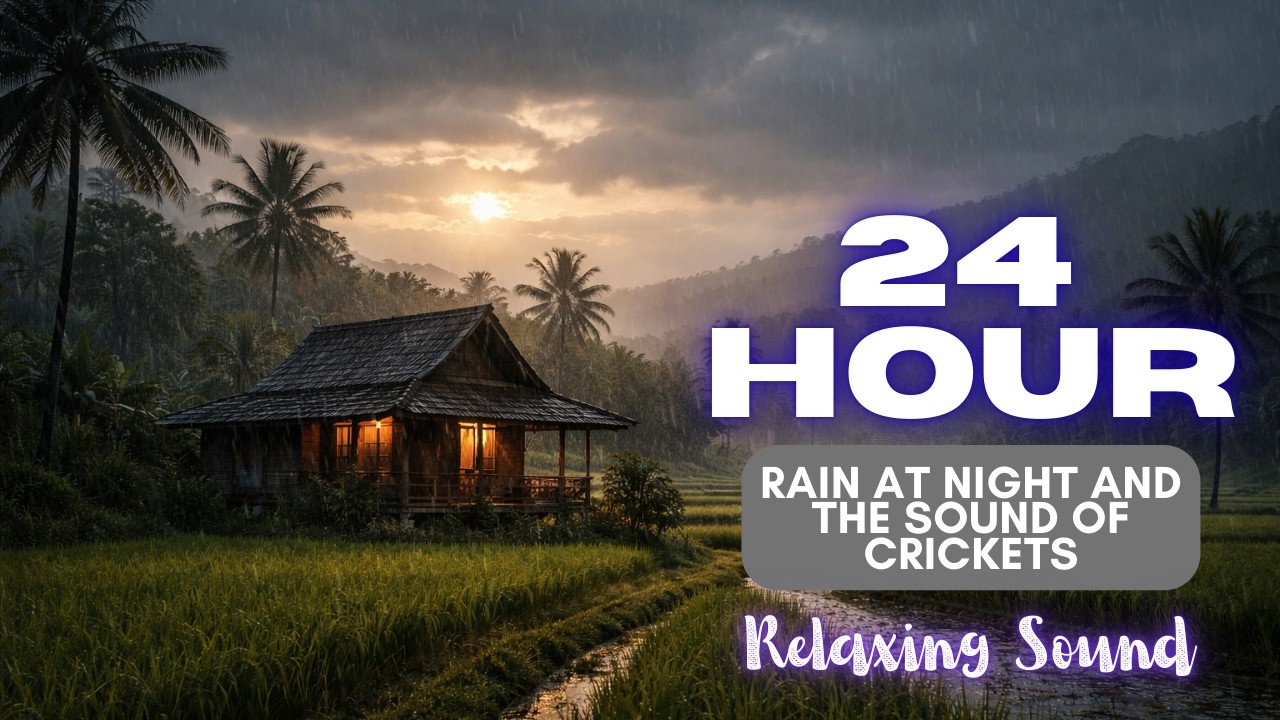 Enjoy 24 hours of continuous rain at night designed to help you sleep deeply