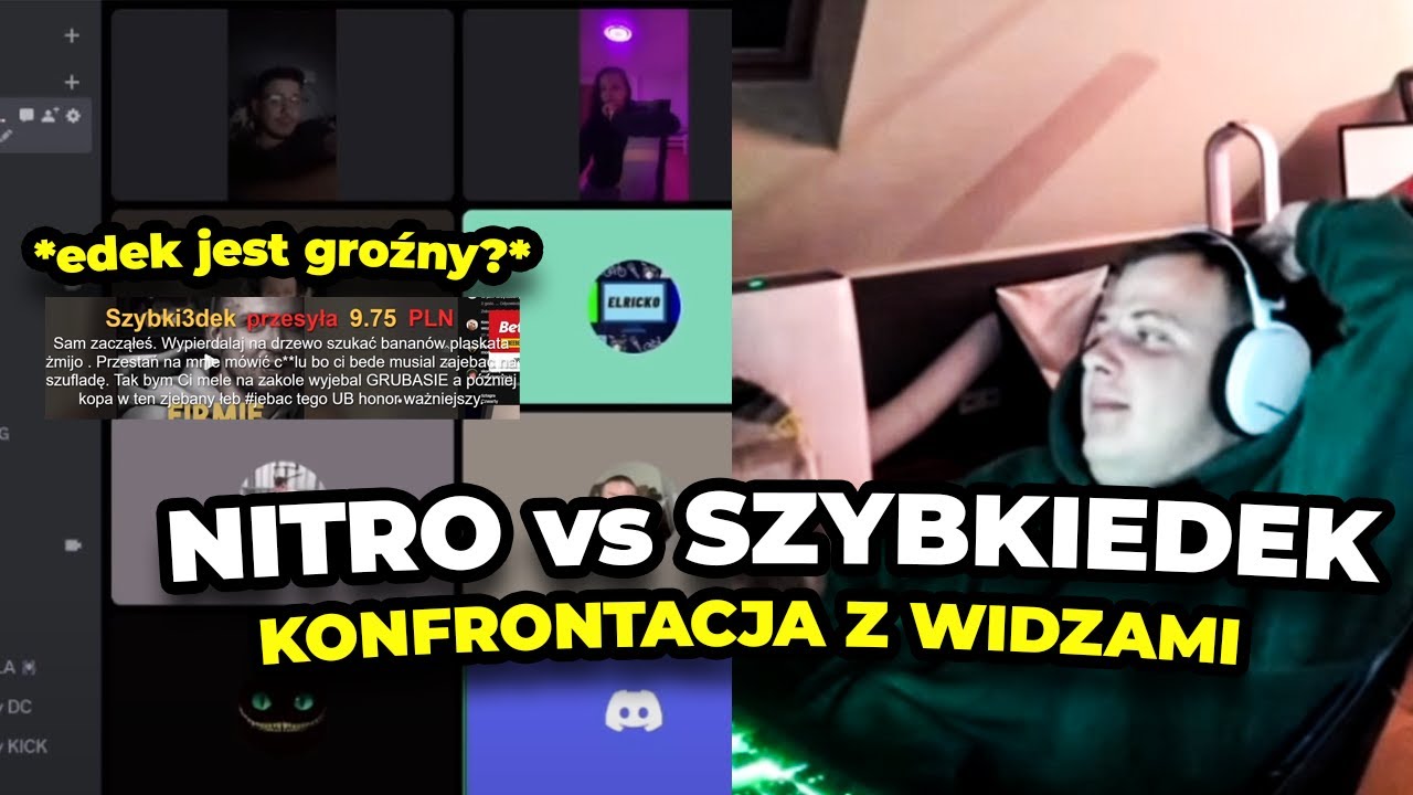 NITRO vs SZYBKI3DEK - epicka KONFRONTACJA z widzami