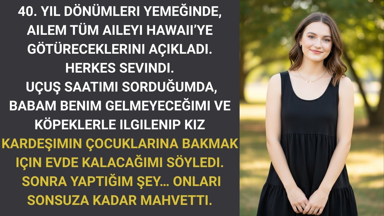 Annem ve babam evlilik yıldönümlerinde beni rezil ettiler, ben de onları sonsuza dek mahvettim...