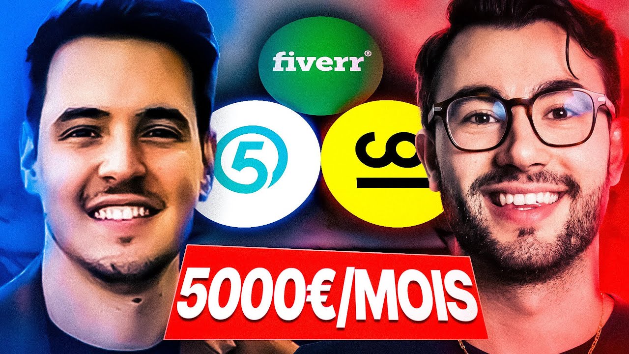 Gagner 5000&euro;/mois avec les plateformes de micro service (fiverr, 5euros.com, Comeup)