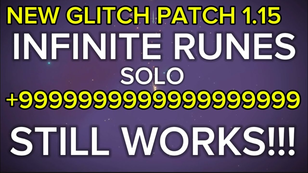 SOLO INFINITE RUNE GLITCH ** Elden Ring - After latest patch!!