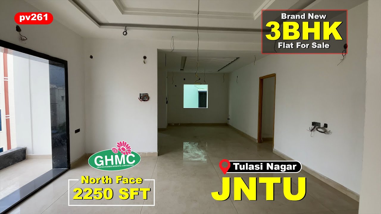 Brand New 3BHK Flat For Sale In Tulasi Nagar, JNTU || 3BHK FLAT FOR SALE