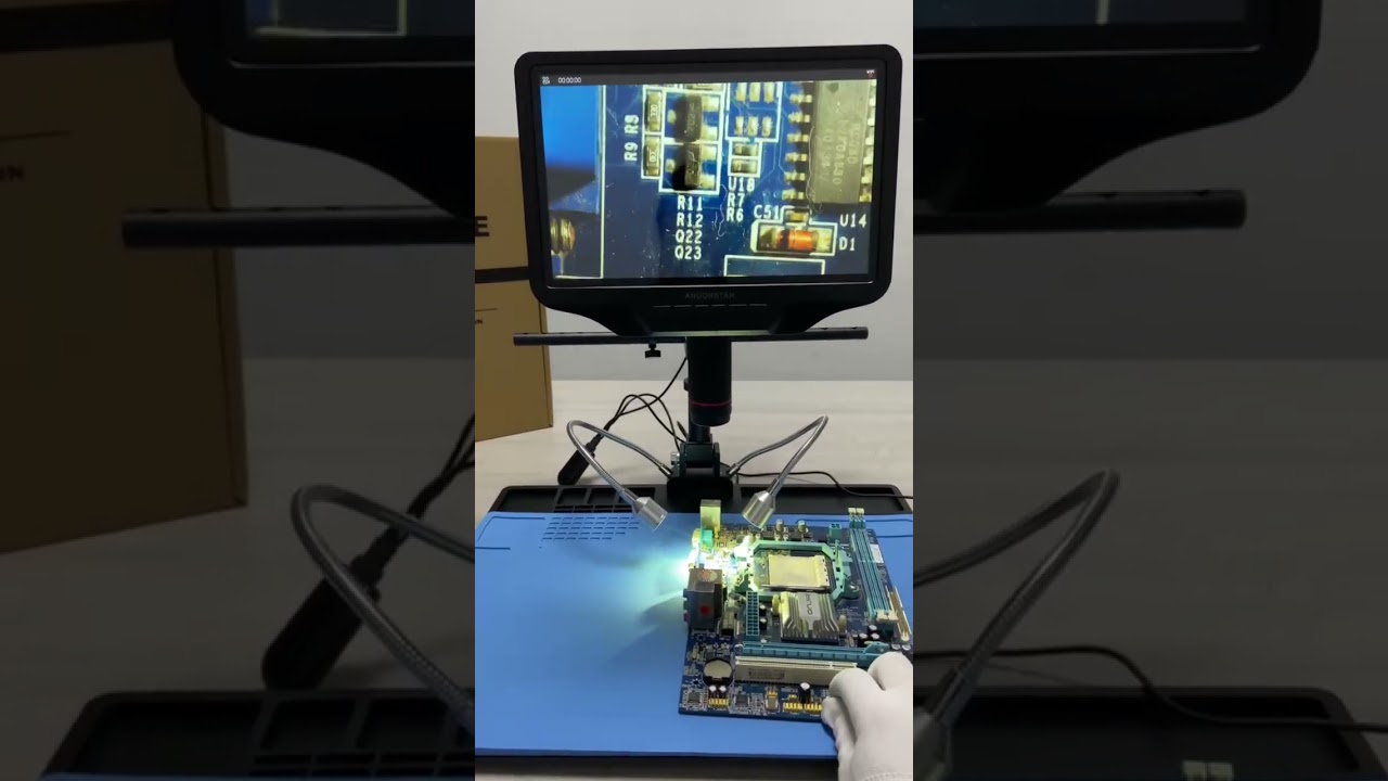 Andonstar | 2024 New AD409Max with Endoscope WIFI 10.1'' Digital Microscope Review #pcb  #microscope
