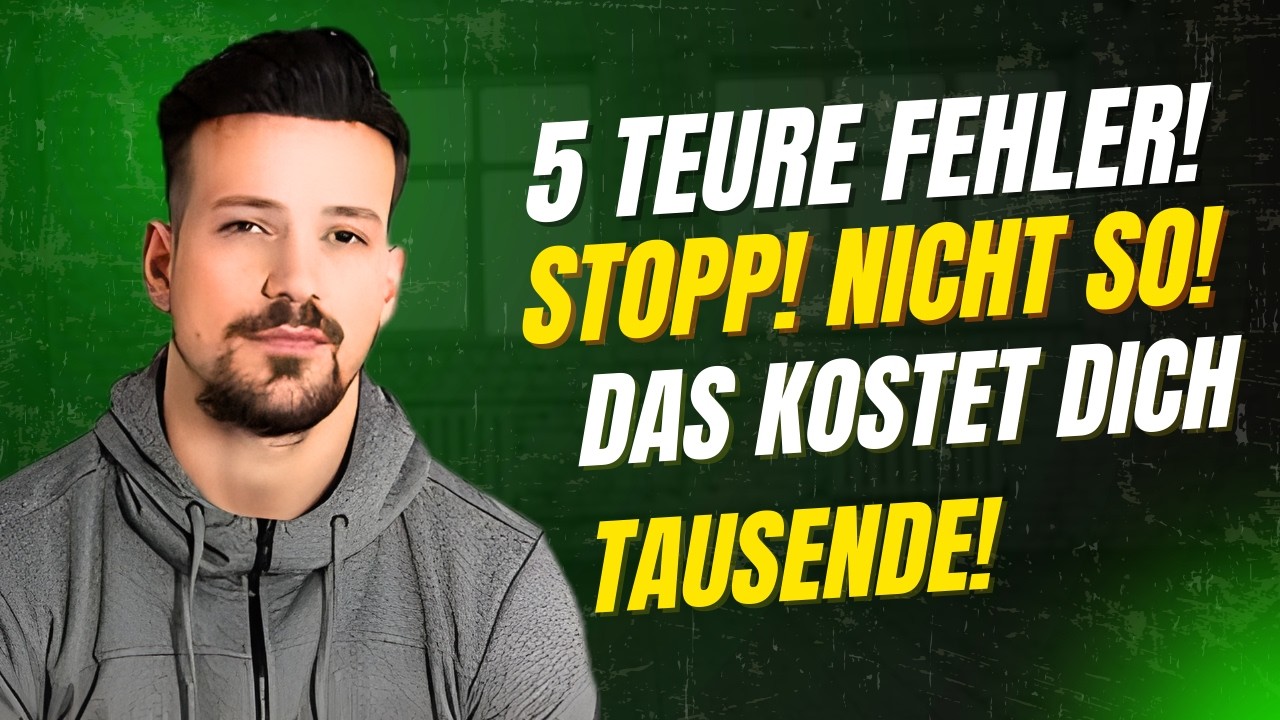 5 Geldfehler, die Ausländer in Deutschland machen“| Aktien mit Kopf