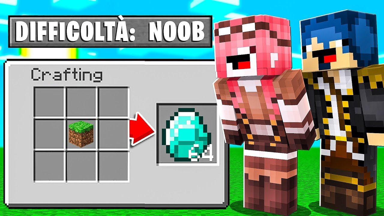 MINECRAFT MA TUTTO È FACILISSIMO! *MODALITÀ NOOB*