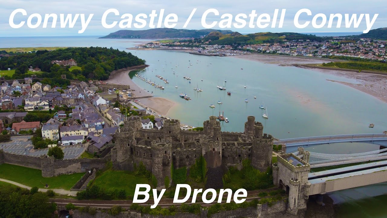 Conwy Castle by Drone