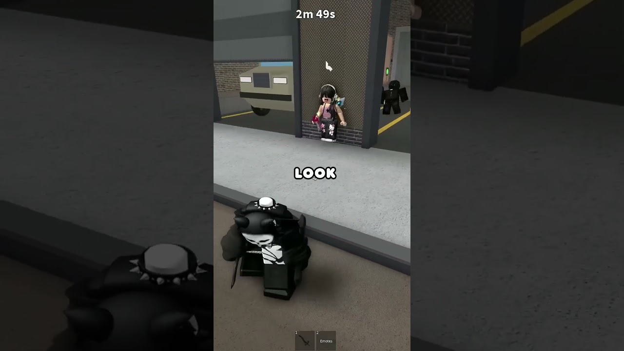 I let this little girl win in mm2 🤗 *repost*