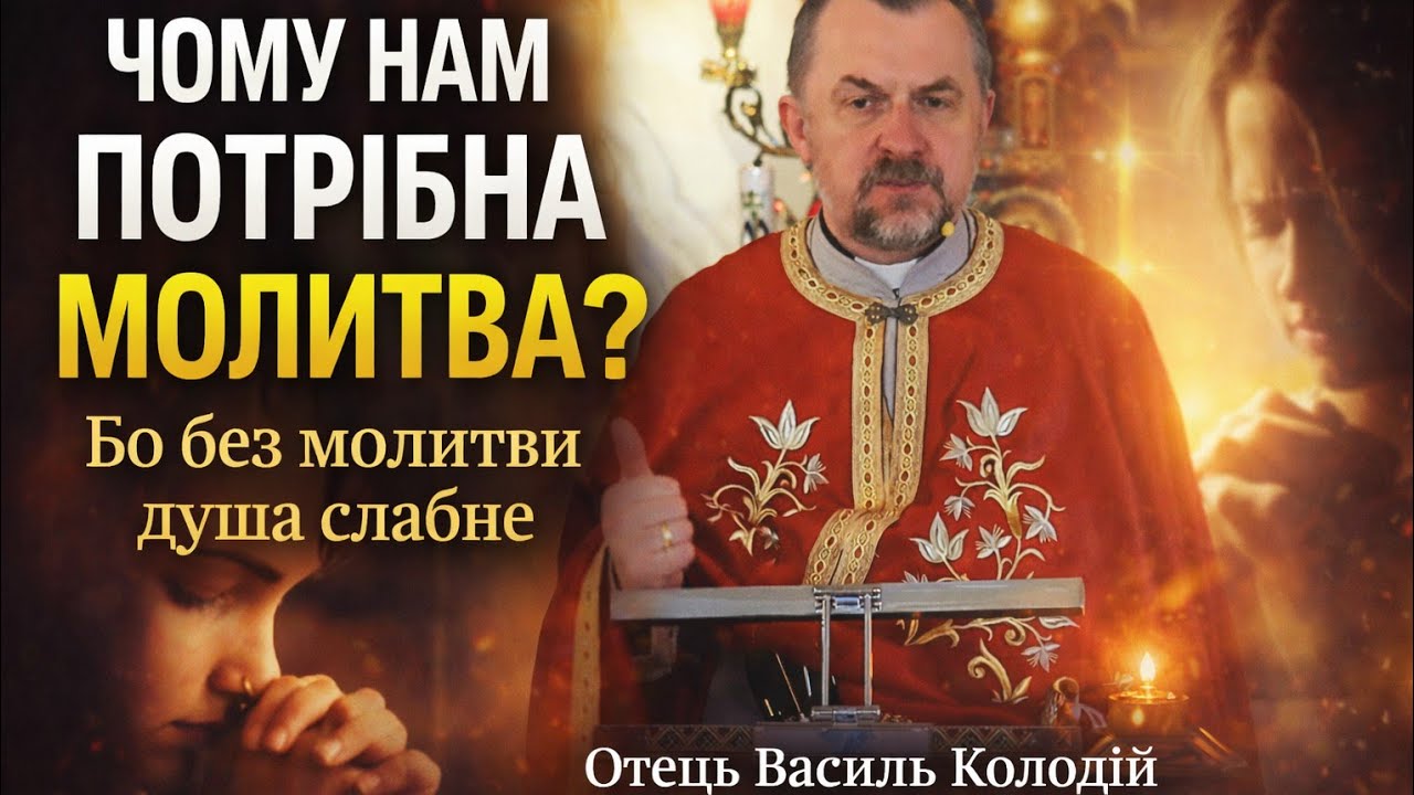 Отець Василь Колодій. Молитва потрібна нам — без неї серце людини пустіє.