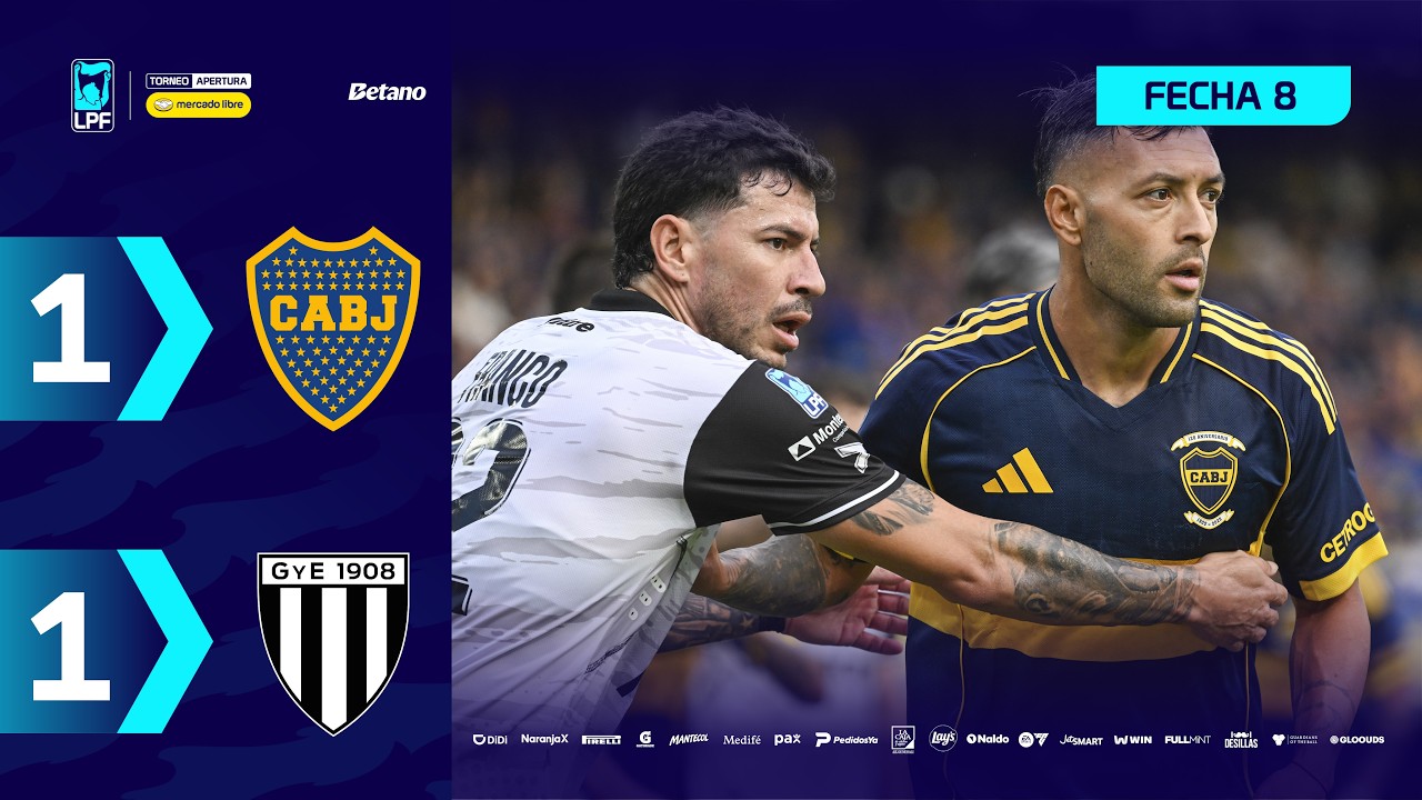 BOCA 1 - 1 GIMNASIA DE MENDOZA | Resumen del partido | #TorneoMercadoLibre 2026 🏆