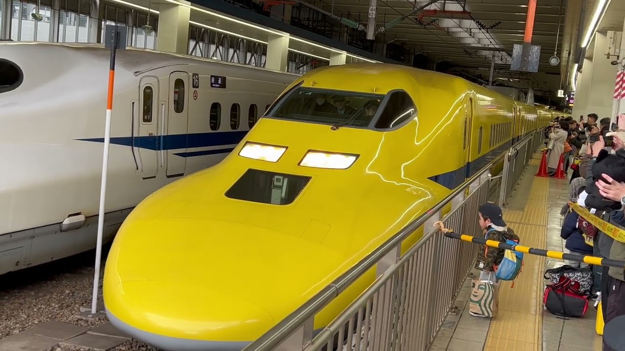 ドクターイエロー(JR東海所有T4編成)JR西日本管内ラストラン