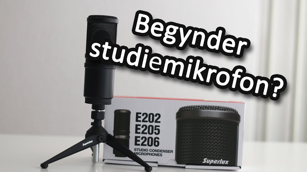 Billig studiemikrofon? Superlux e205 er AWESOME!