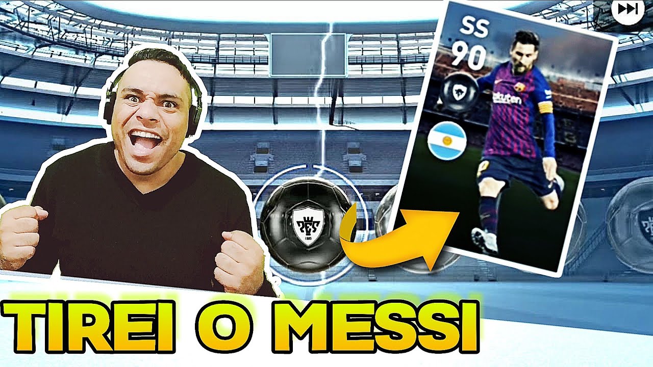PES 2019 MOBILE+ESSE BUG N&Atilde;O FALHA+ VEIO RAIO NA BOX DRAW