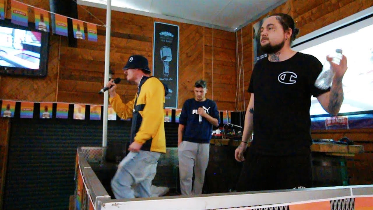 ODC (Steve Loc, Mac & Marxx) Performing Live At Breaking Down Borders Belfast Hip Hop Night