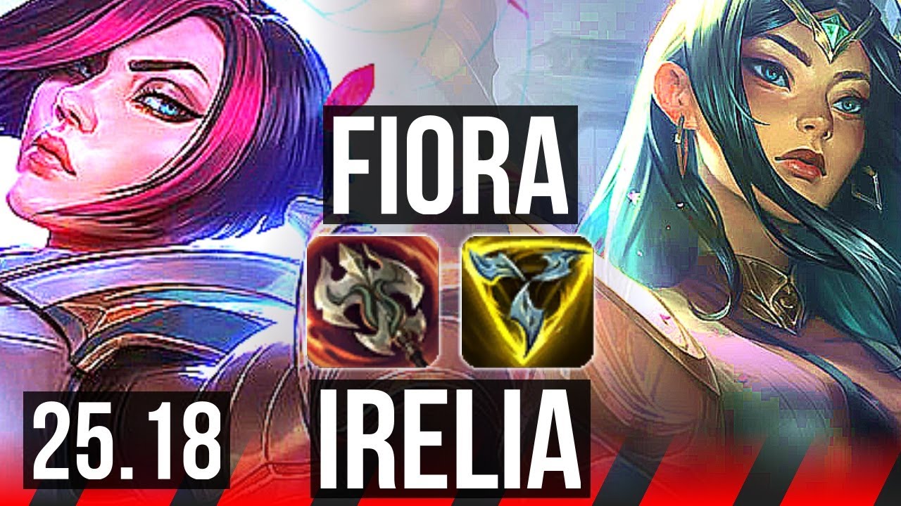 FIORA vs IRELIA (TOP) | KR Challenger | 25.18