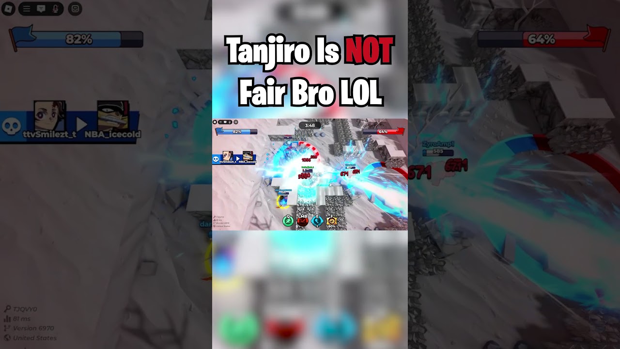 Tanjiro Is INSANE In Jump Stars  #roblox #jumpstars