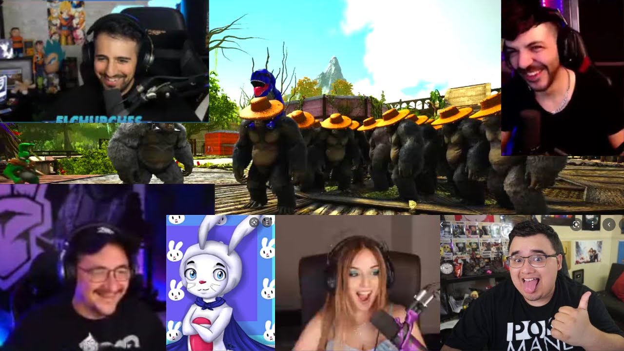 Entrada ÉPICA de ALKAPONE al mercado (6 camaras) todos se sorprenden 😲🤣 ARKADIA 2