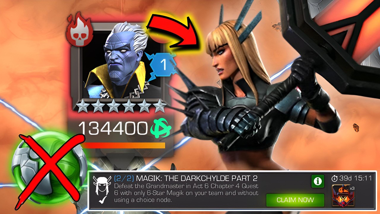 NEW Magik Challenge! How To Easily Beat Act 6 Grandmaster Final Boss! No Revives - Limbo Tokens MCOC