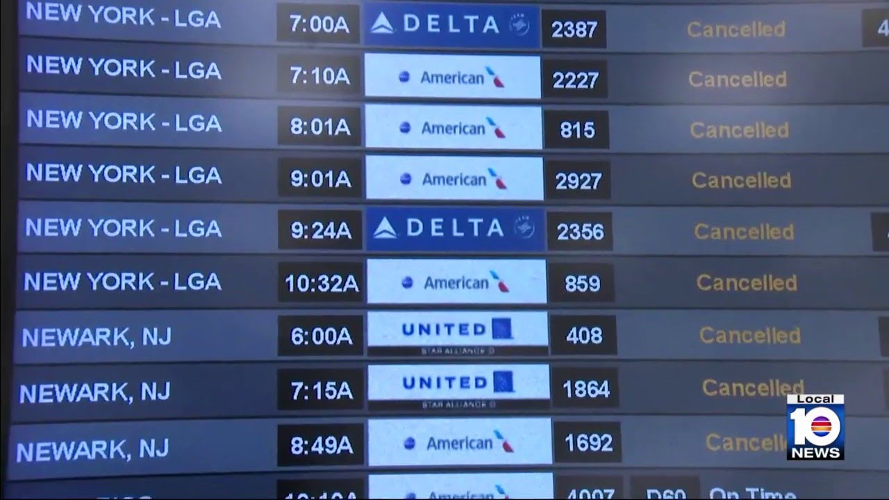 Travelers face frustrations at MIA and FLL