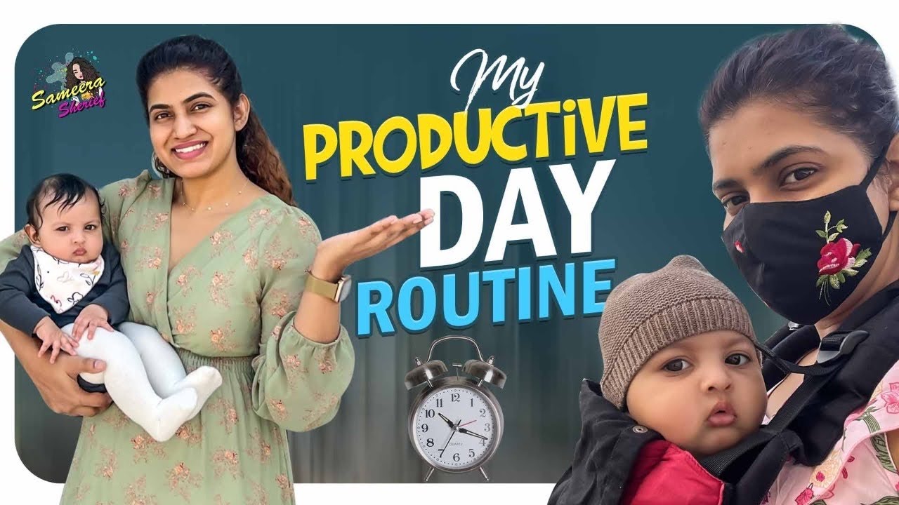 My Productive Day As A New Mom | Things That I Do While My Baby Is Asleep | Sameera Sherief