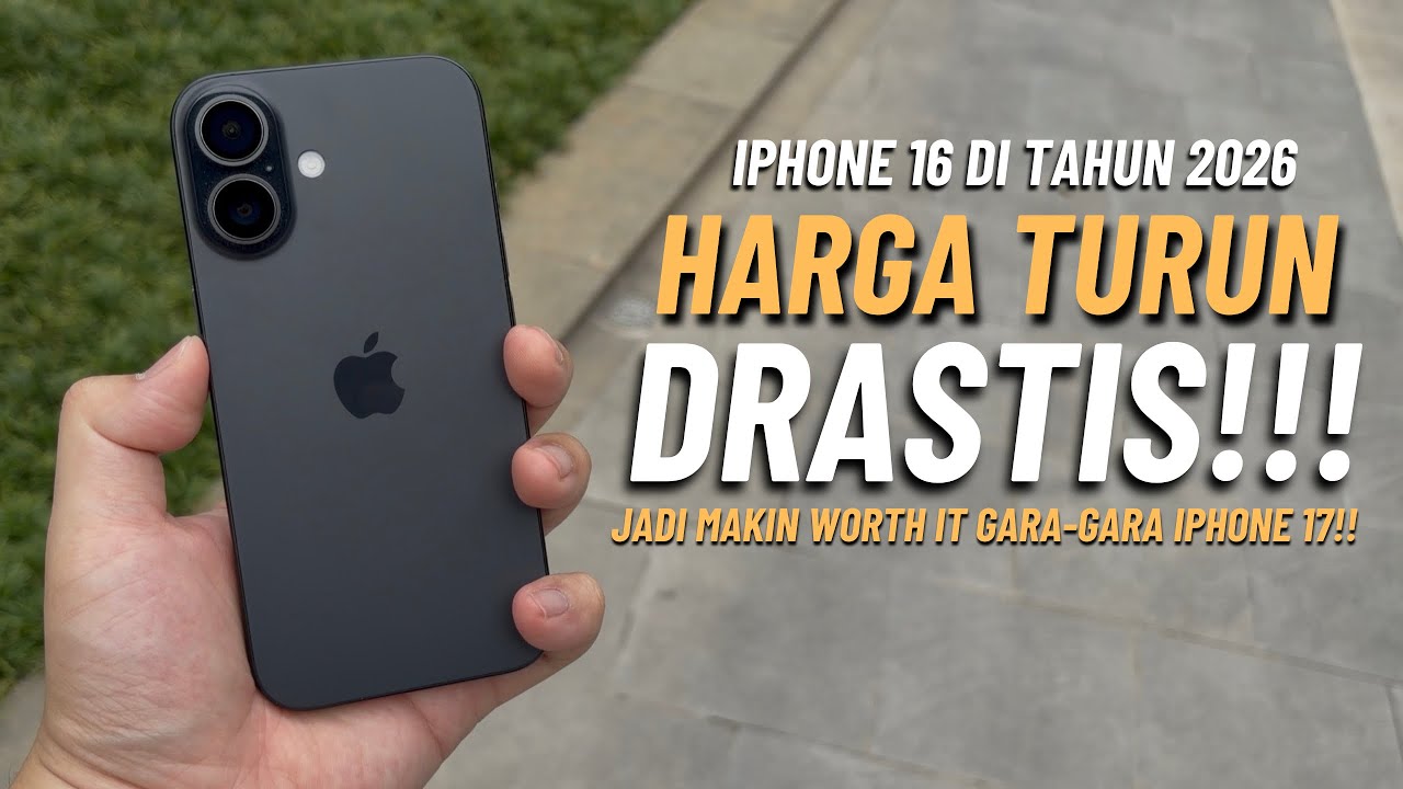 HARGA IPHONE 16 ANCUR KARENA IPHONE 17!!? FULL REVIEW IPHONE 16 DI TAHUN 2026
