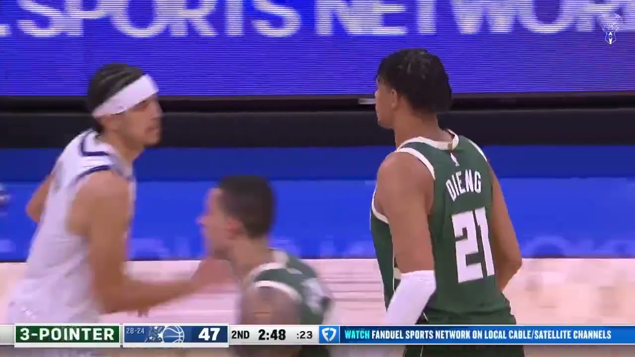 New team, new energy. Ousmane Dieng🇸🇳delivers 17 off the bench as he shines in Milwaukee. 🌟🦌