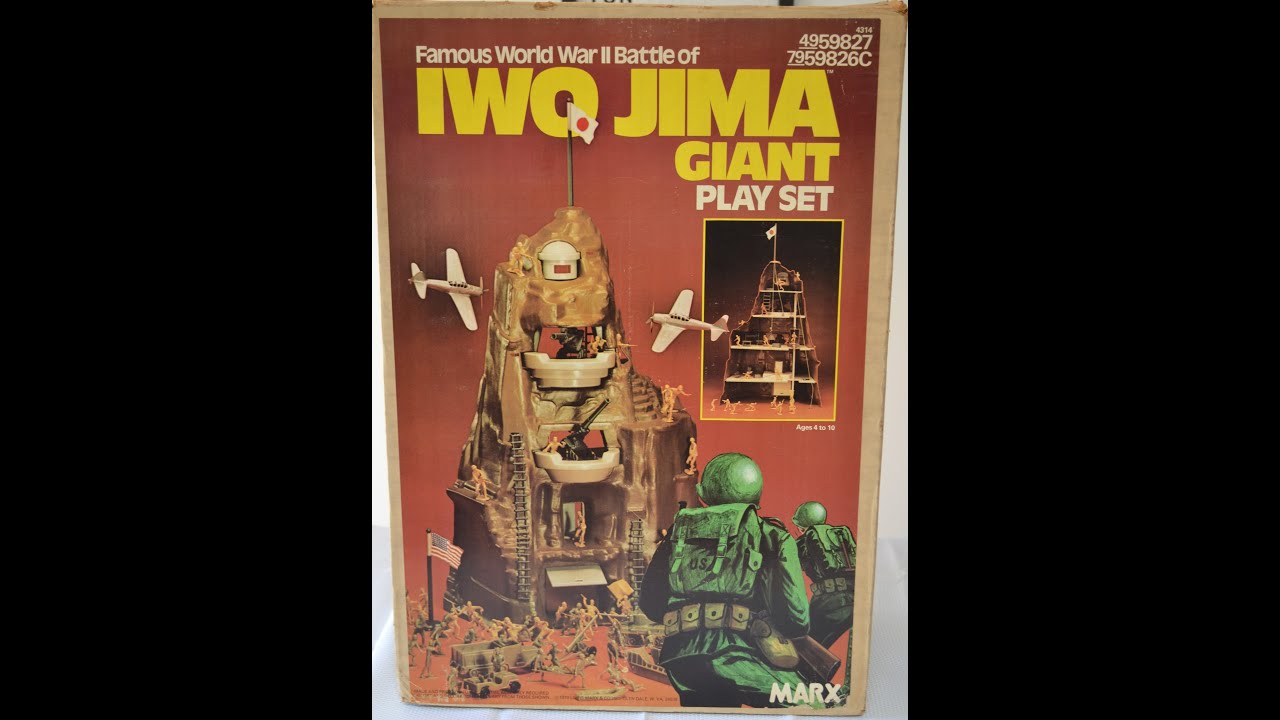 1979 Marx Iwo Jima GIANT Playset #4314 Mint and complete review