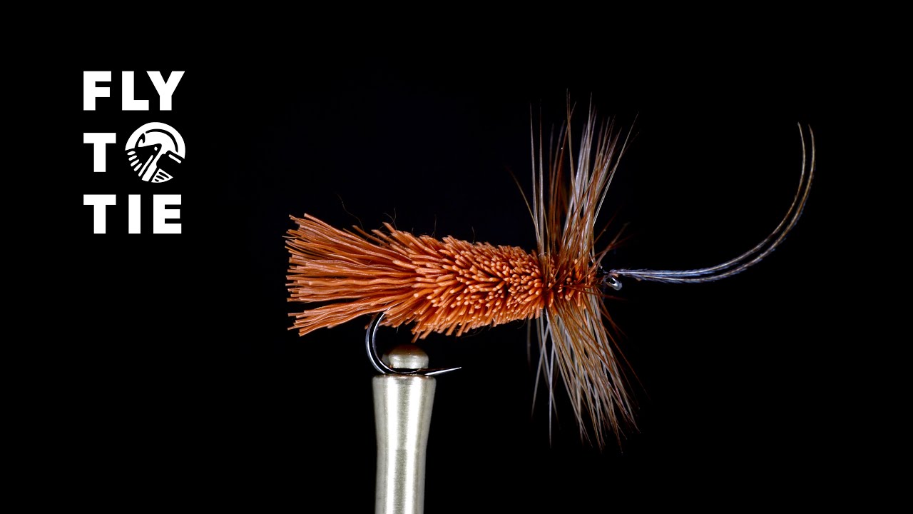 Orange Goddard Caddis | FlyToTie Fly Tying