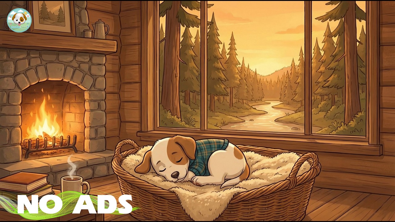 1 Hours Puppy Calming Music🐶Relaxation Music for Dogs🎵Separation Anxiety Relief Sleep