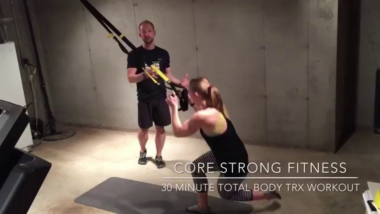 30 minute Full Body TRX Workout Core Strong