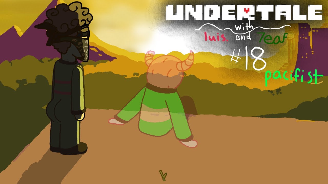 Crayon... you came back. Undertale Let's Play Pacifist Route PART 10 (ft. Luis.)