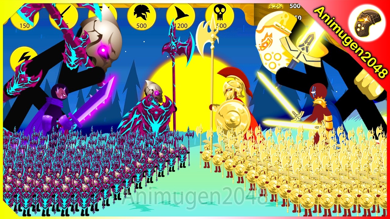 EPIC MODE: Vampire Boss vs Golden Griffon &ndash; Ultimate Giant Clash | Stick War Legacy | Animugen2048
